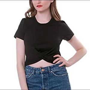 Crop Top Short Sleeve Shirt